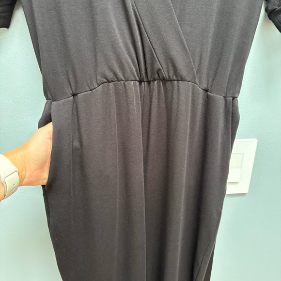 Hatch Collection The Nurse-To-Errands Jumpsuit in Black Jersey 0 - Picture 7 of 12